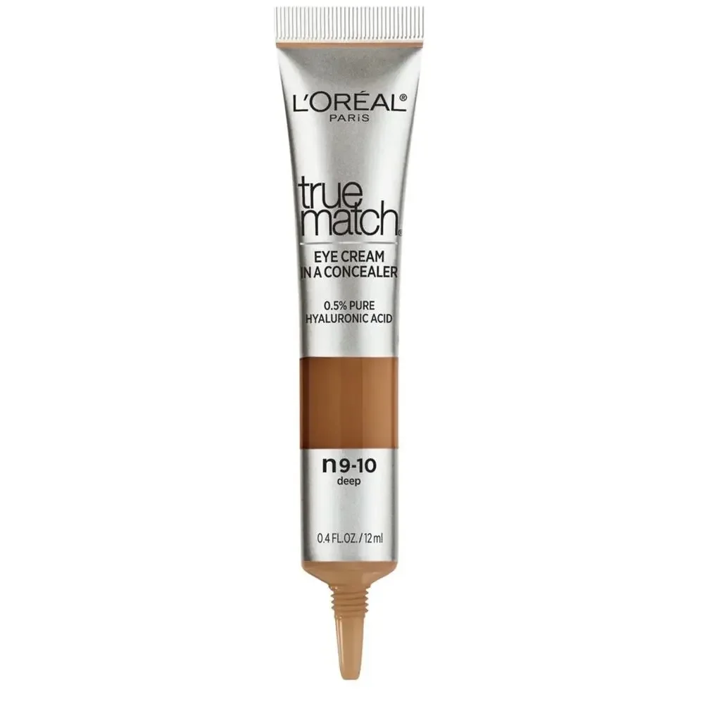Lot of 2 -L'Oréal Paris True Match Eye Cream New Concealer Deep Profond N9-10